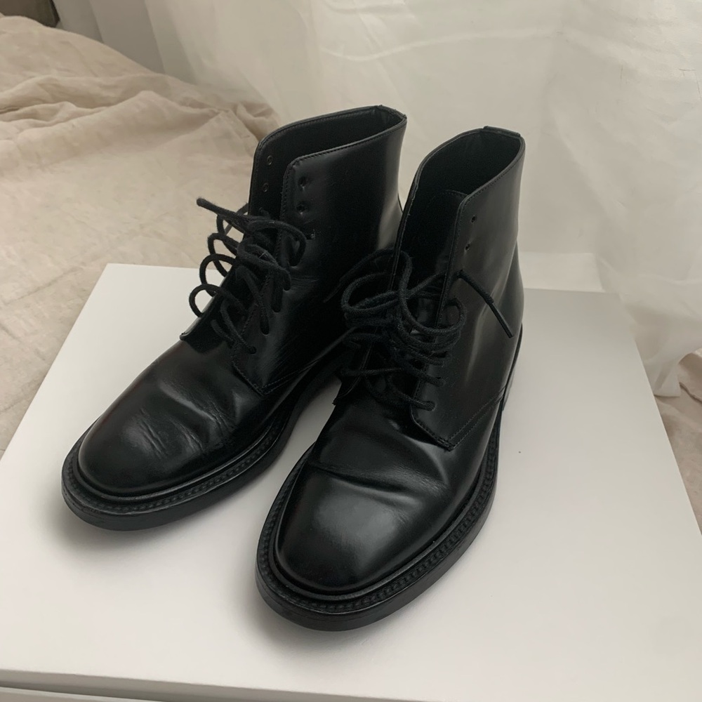 Saint Laurent combat boots